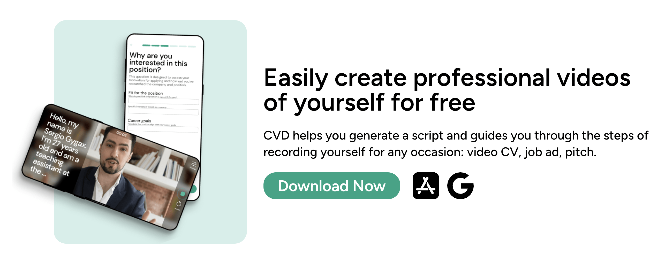 Curriculum Vidae (CVD) App